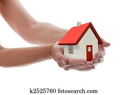 handen, -, vasthouden, woning