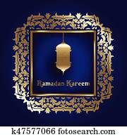 ramadan, רקע, עם, קישוטי, הסגר