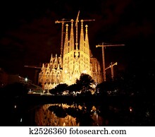 The Sagrada Familia Church in Barcelona The Sagrada Familia Church in Barcelona