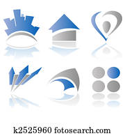 Vector logo elements Vector logo elements