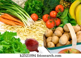 Vegetables and Some Fruits