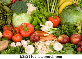 Vibrant Produce Closeup Vibrant Produce Closeup