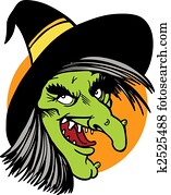 witch face drawing witch face drawing