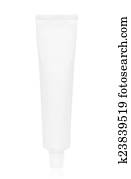a tube of purple paint on a white background a tube of purple paint on a white background