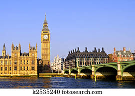 Big Ben and Westminster bridge