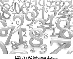 Black and white numbers background. 3d rendered illustration Black and white numbers background. 3d rendered illustration