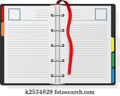 Blank engagement diary