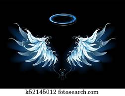 Blue angel wings Blue angel wings