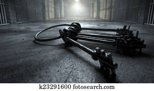 Jail Cell With Keys