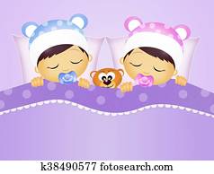 babies sleeping in the bed babies sleeping in the bed