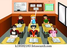 Kids in classroom Kids in classroom