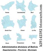 Map of Bolivia