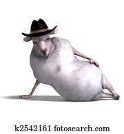 sheep, של, ה, פראי מערב