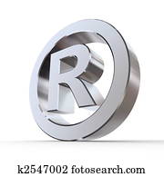 Shiny Registered Trademark Symbol