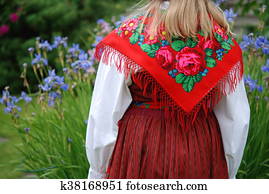 Traditional Swedish costume