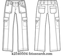 גברת, מכנסים של מטען