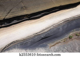 Geologic formation near Teide volcano. Tenerife Spain