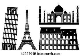 landmarks. landmarks.