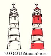 Lighthouse vector illustration Lighthouse vector illustration