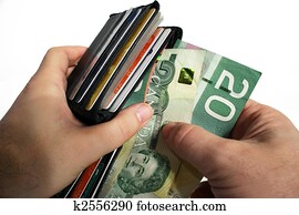 Paying Cash with Canadian Currency Paying Cash with Canadian Currency