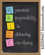 personal responsibility in delivering excellence