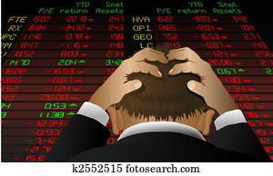 stockexchange, verzweiflung