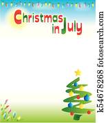 Christmas in July Background Template Vertical Christmas in July Background Template Vertical