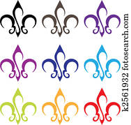fleur, de, lis,, new orleans fleur, de, lis,, new orleans