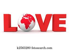 Love World Red Love World Red