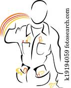 repairmen, com, equipamento