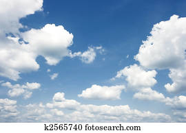 ה, כחול כהה, קיץ, שמיים, עם, עננים