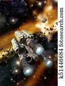 מטען, חללית, ב, תחום של כוכבית