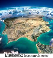 fragmentos, de, a, planeta, earth., espanha, portugal fragmentos, de, a, planeta, earth., espanha, portugal