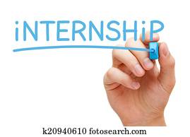 Internship Blue Marker