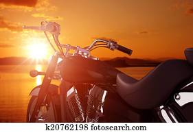 Motorcycle Traveling Concept Motorcycle Traveling Concept