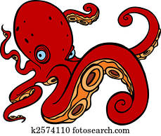 Octopus swimming Octopus swimming