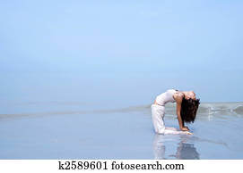 Beach Yoga.