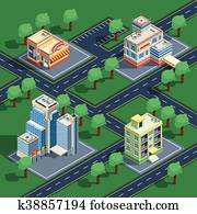 Building Isometric Set