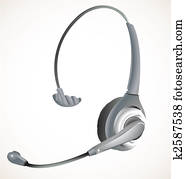 Call center headset Call center headset