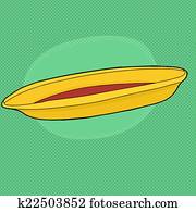 ofera, ilustrácia, príliš, bledý