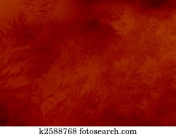 red background texture or wallpaper with ferns in filigree red background texture or wallpaper with ferns in filigree
