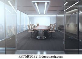 חדר של פגישה, פנים