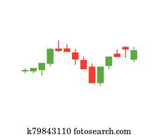 Forex market vector icon