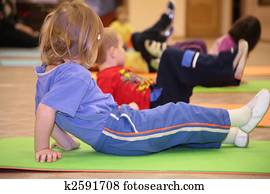 girl is engaged in gymnastics girl is engaged in gymnastics
