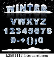 Ice letters Ice letters