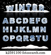 Ice letters Ice letters