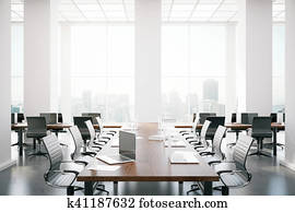 Modern conference room Modern conference room