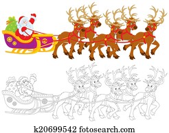 Sleigh of Santa Claus Sleigh of Santa Claus