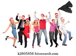 happy christmas people group