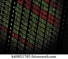 stock exchange background